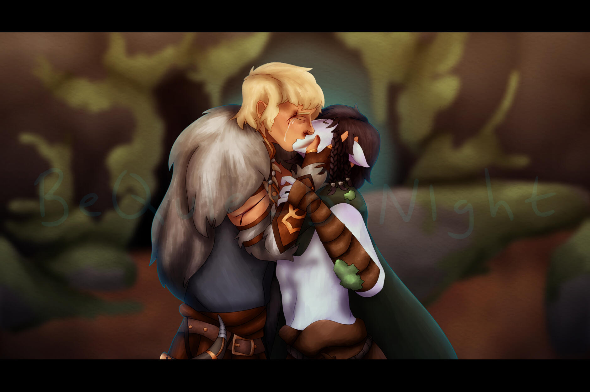 Waist Up, Detailed Background + Additional Character